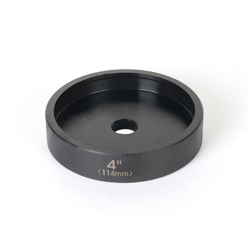 ZUVER 4" (114mm) Conduit Punch and Die Black Oxide Finish, Work with KO Tools Hydraulic Knockout Driver 3/4"-16UN Thread - Image 2